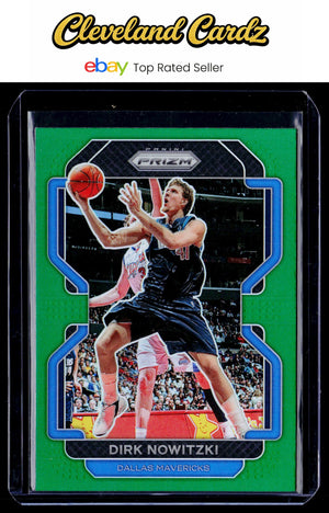 2021-22 Panini Prizm #289 Dirk Nowitzki Green