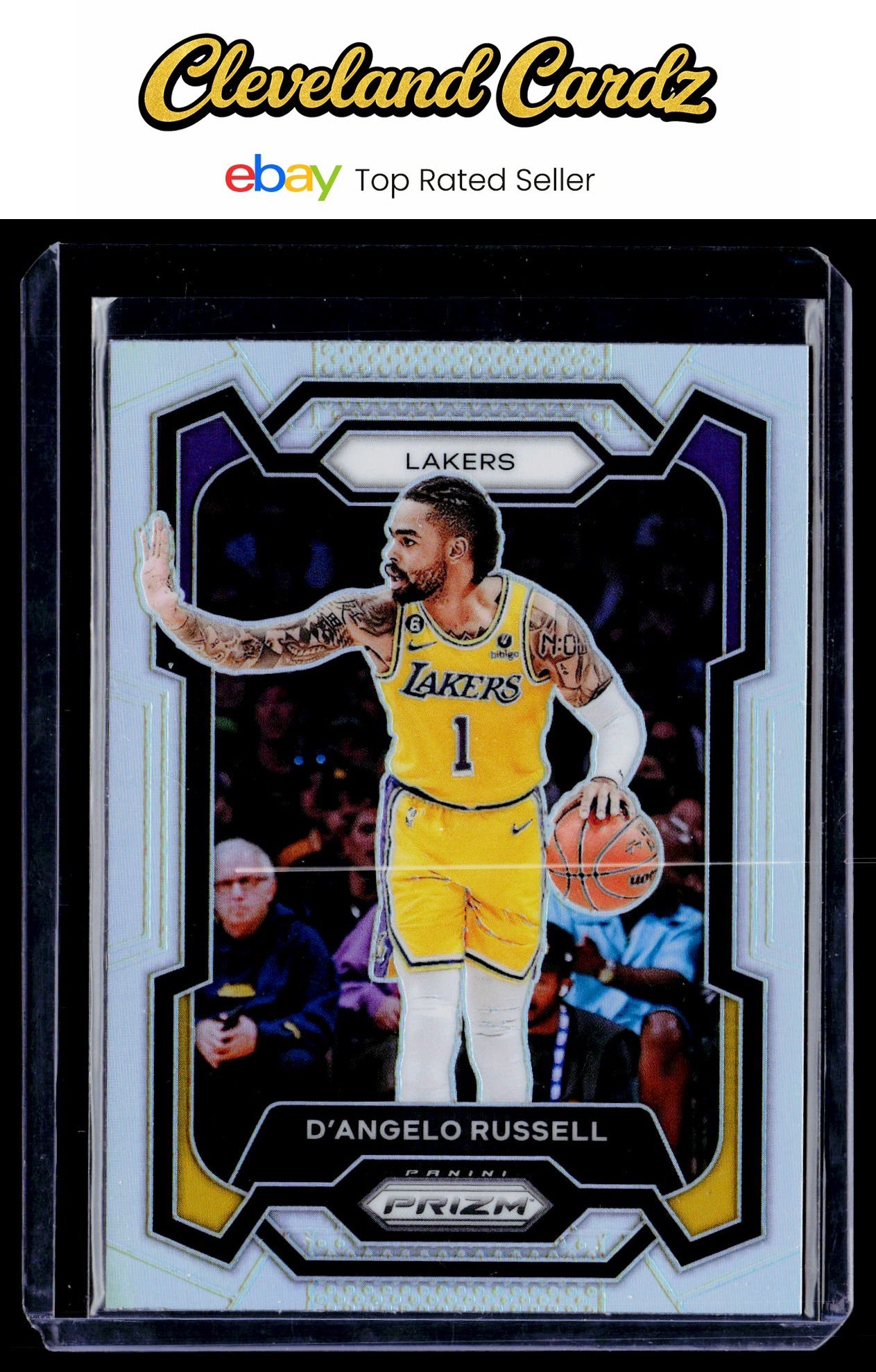 2023-24 Panini Prizm #111 D'Angelo Russell Prizms Silver