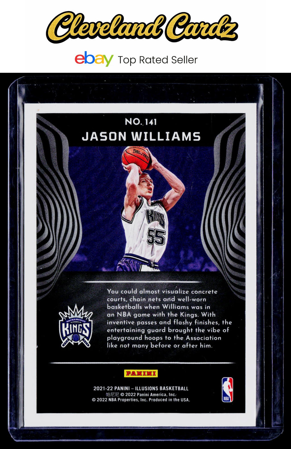 2021-22 Panini Illusions #141 Jason Williams