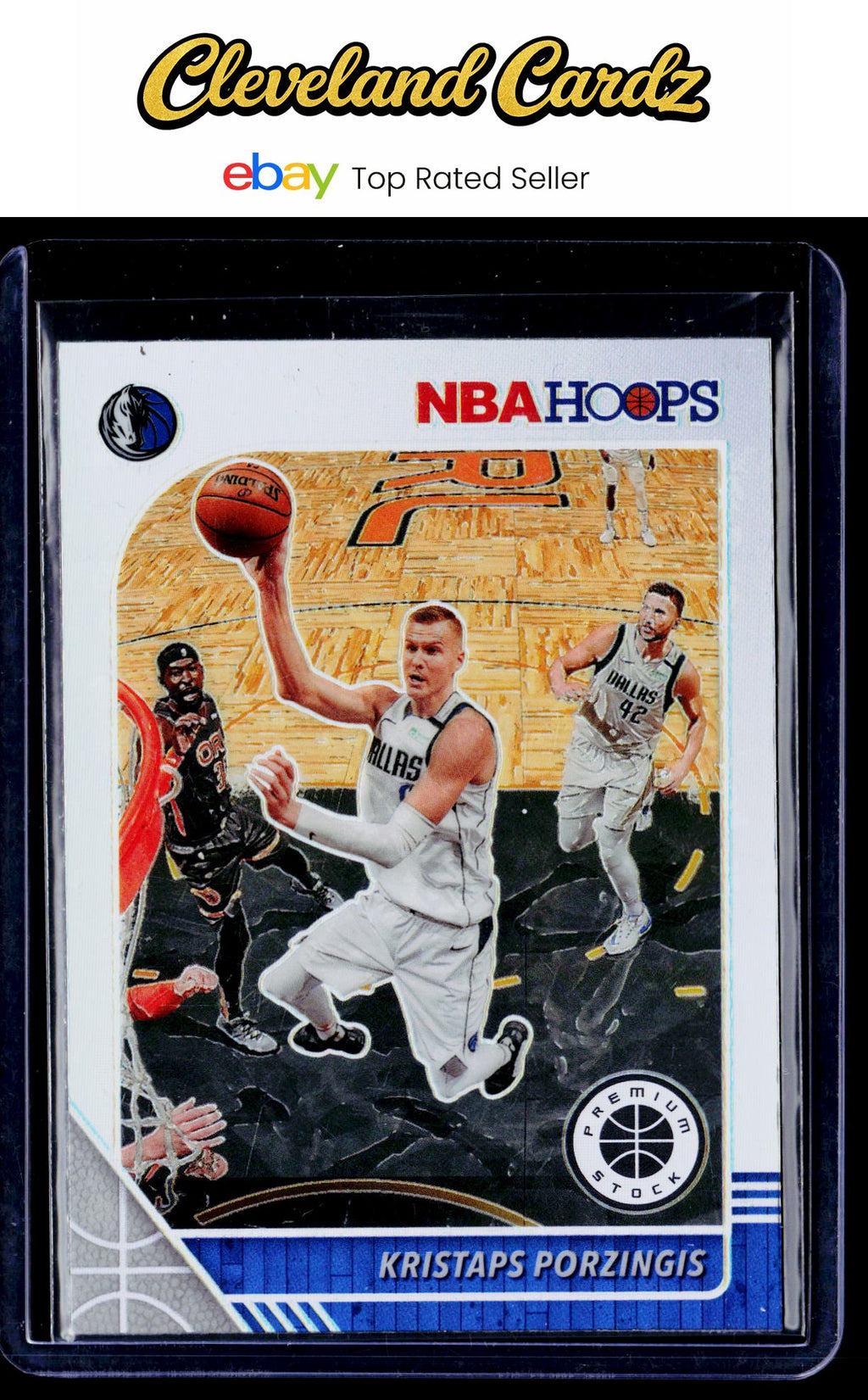 2019-20 Hoops Premium Stock #40 Kristaps Porzingis Prizms Silver