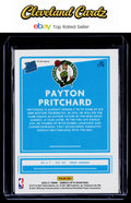2020-21 Donruss Optic #176 Payton Pritchard Silver Pulsar RC