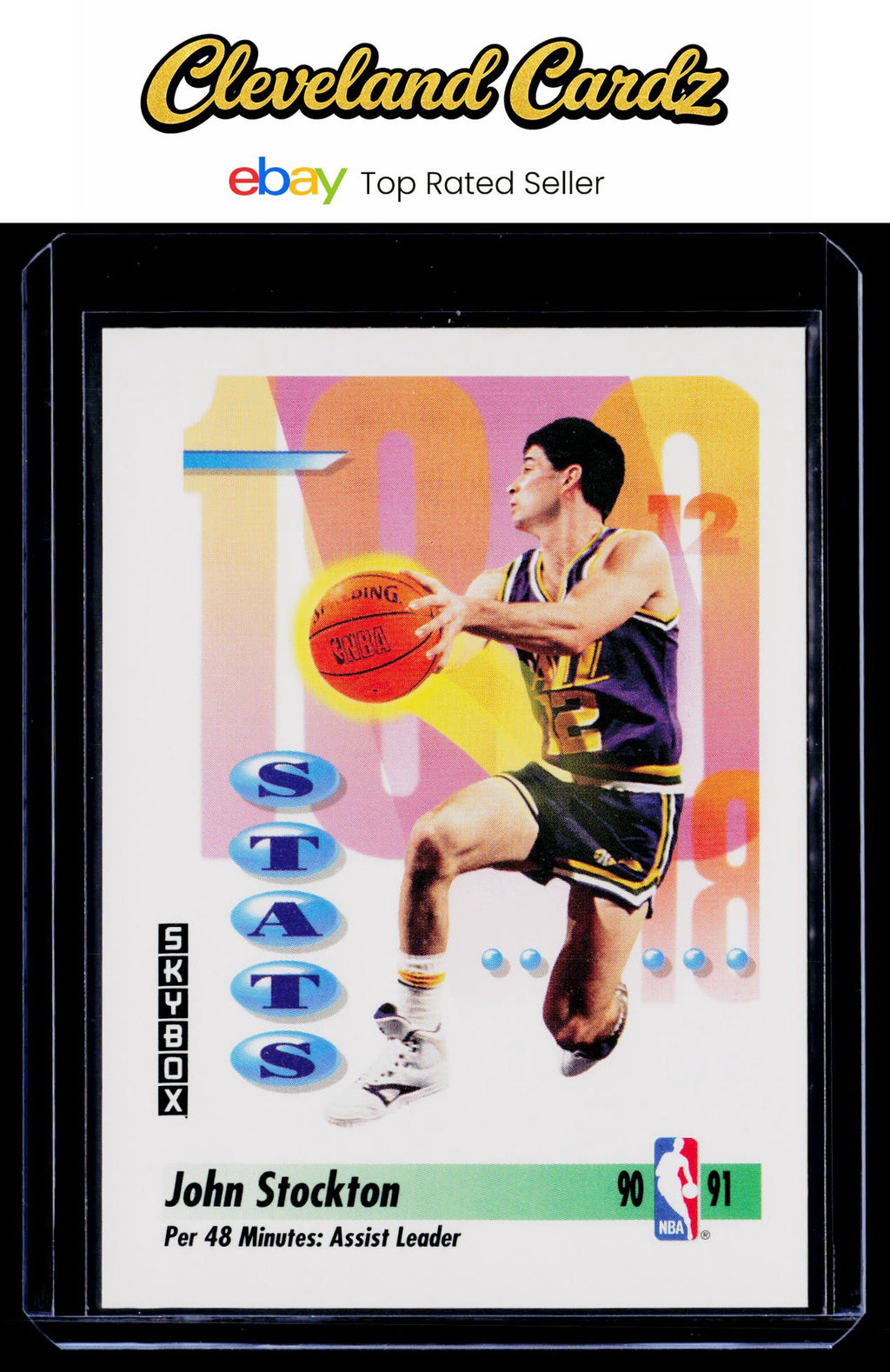 1991-92 SkyBox #306 John Stockton