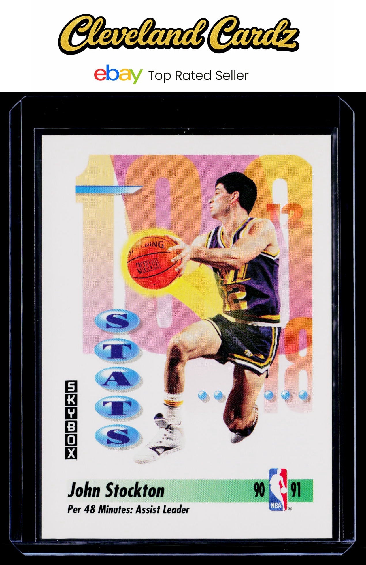 1991-92 SkyBox #306 John Stockton