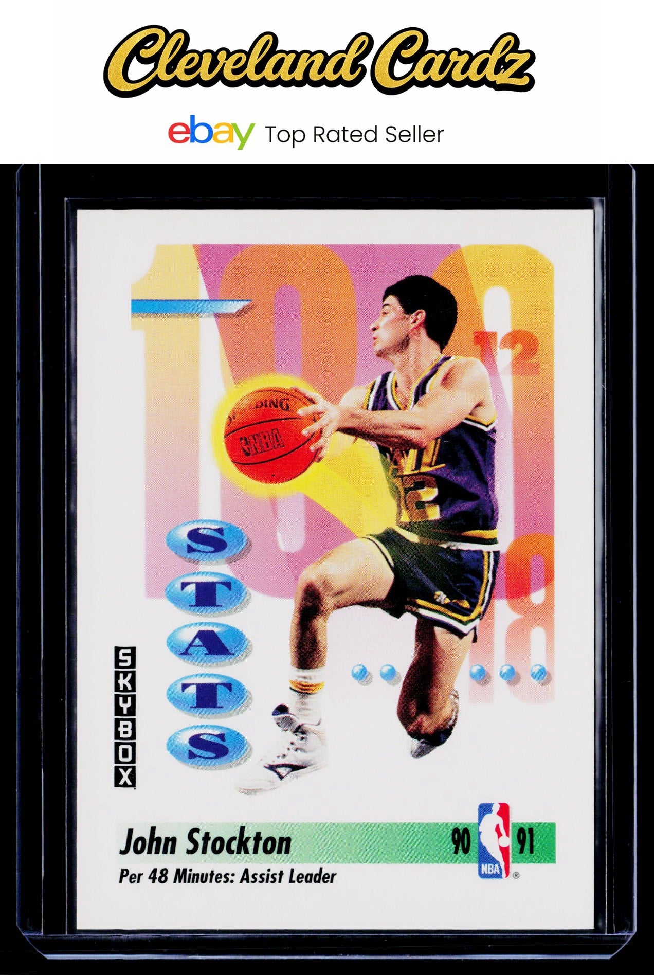1991-92 SkyBox #306 John Stockton