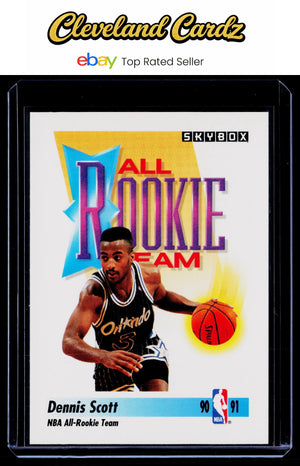 1991-92 SkyBox #320 Dennis Scott RC