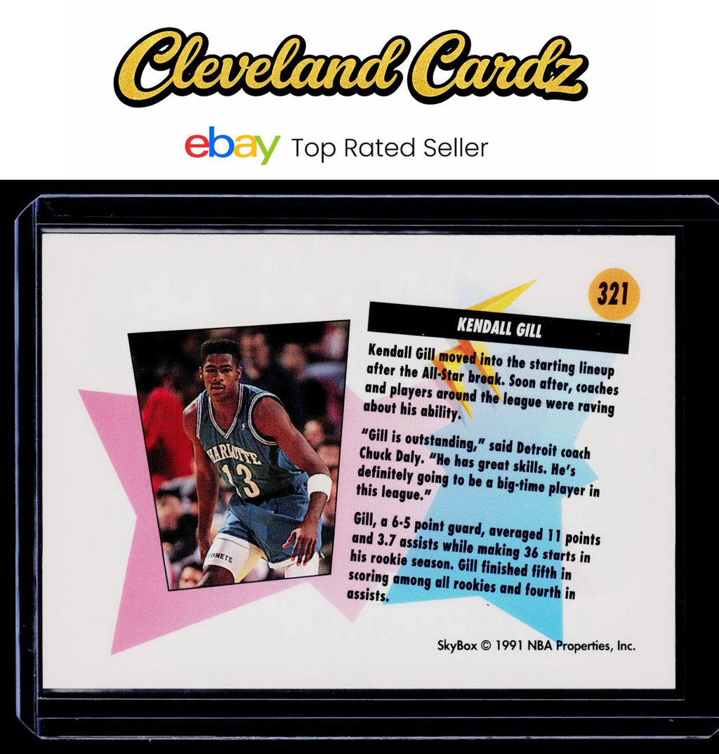 1991-92 SkyBox #321 Kendall Gill