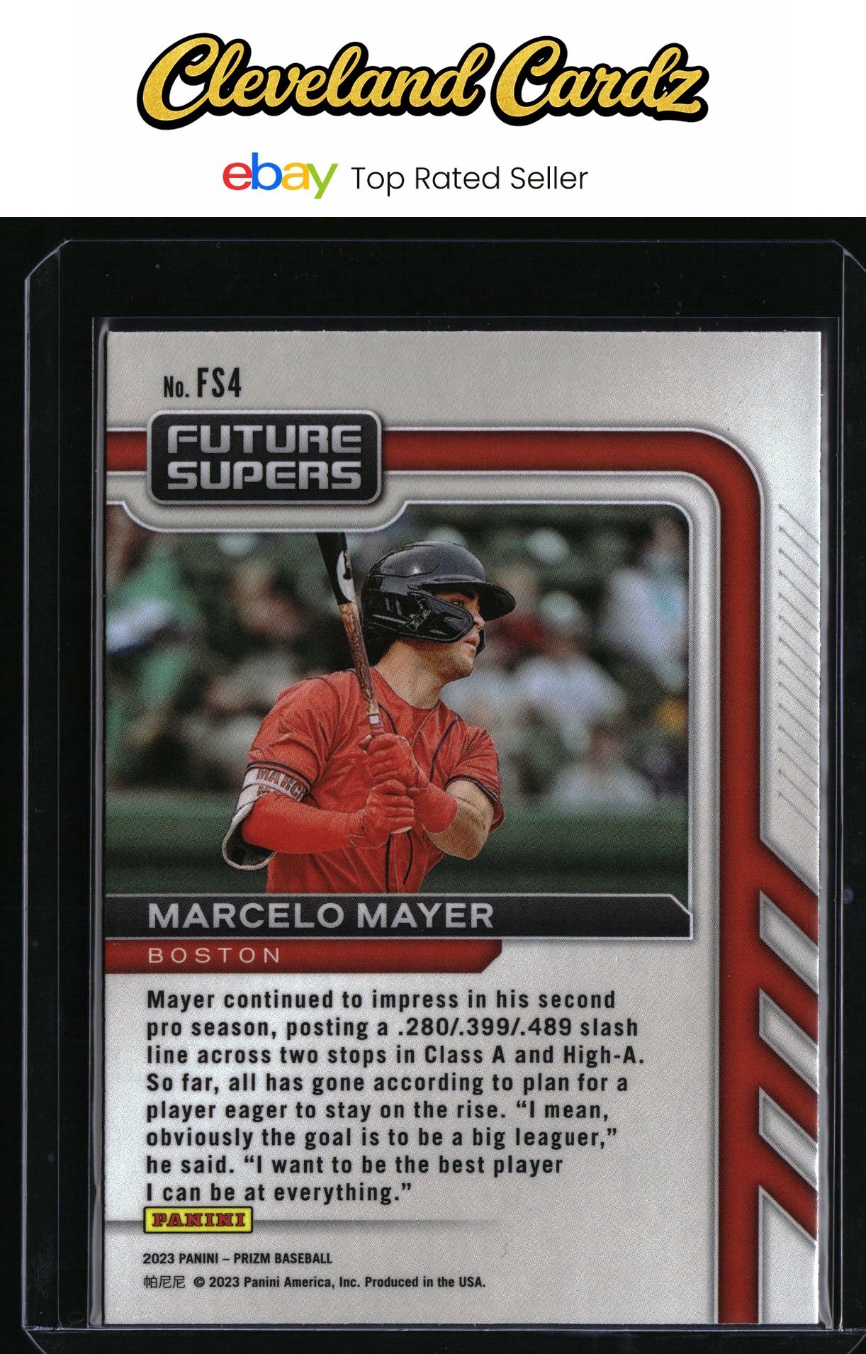 2023 Panini Prizm #FS4 Marcelo Mayer Future Supers