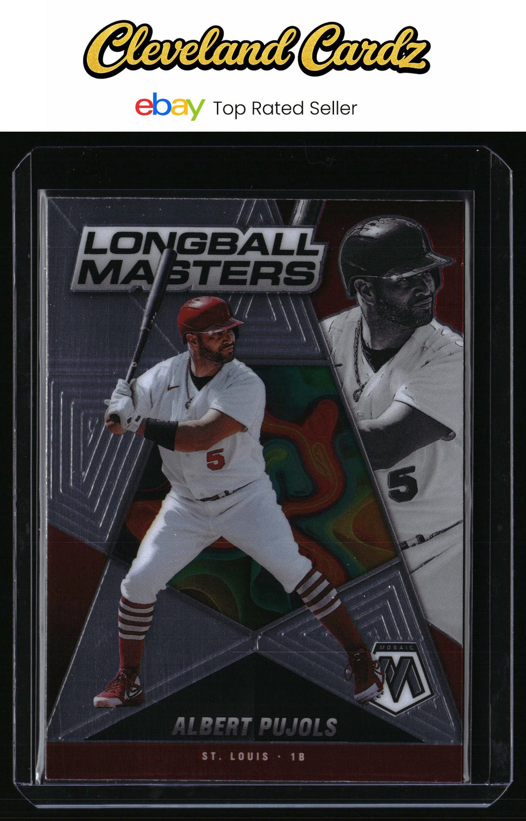 2022 Panini Mosaic #LM-9 Albert Pujols Longball Masters