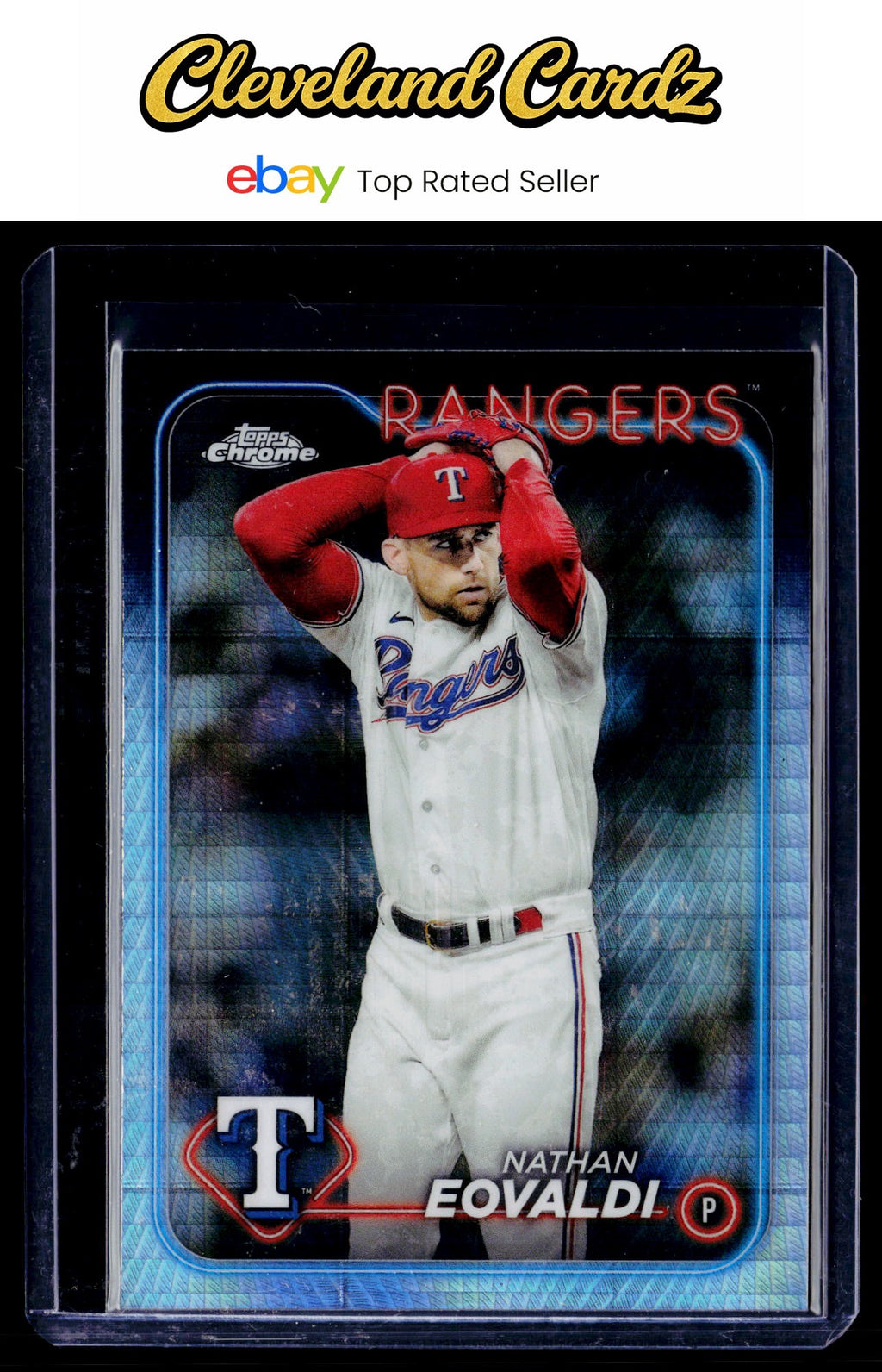 2024 Topps Chrome #283 Nathan Eovaldi Prism Refractors