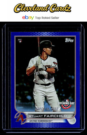 2022 Topps Opening Day #125 Stuart Fairchild Blue Foil