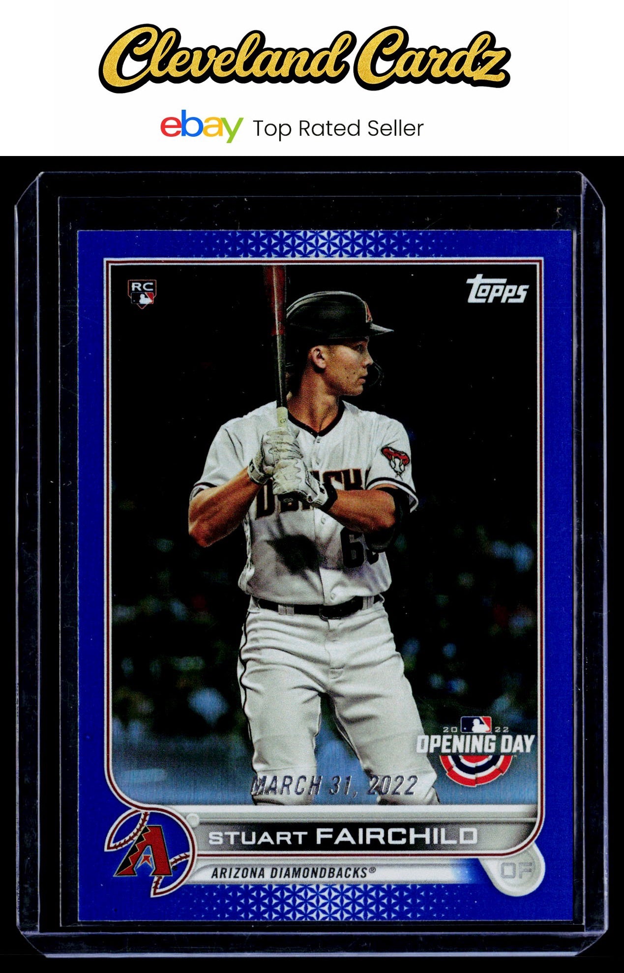 2022 Topps Opening Day #125 Stuart Fairchild Blue Foil