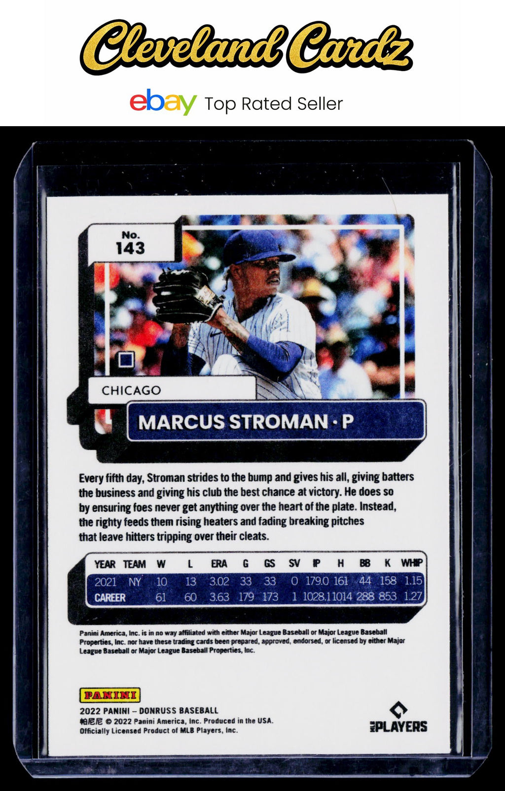 2022 Donruss #143 Marcus Stroman Independence Day