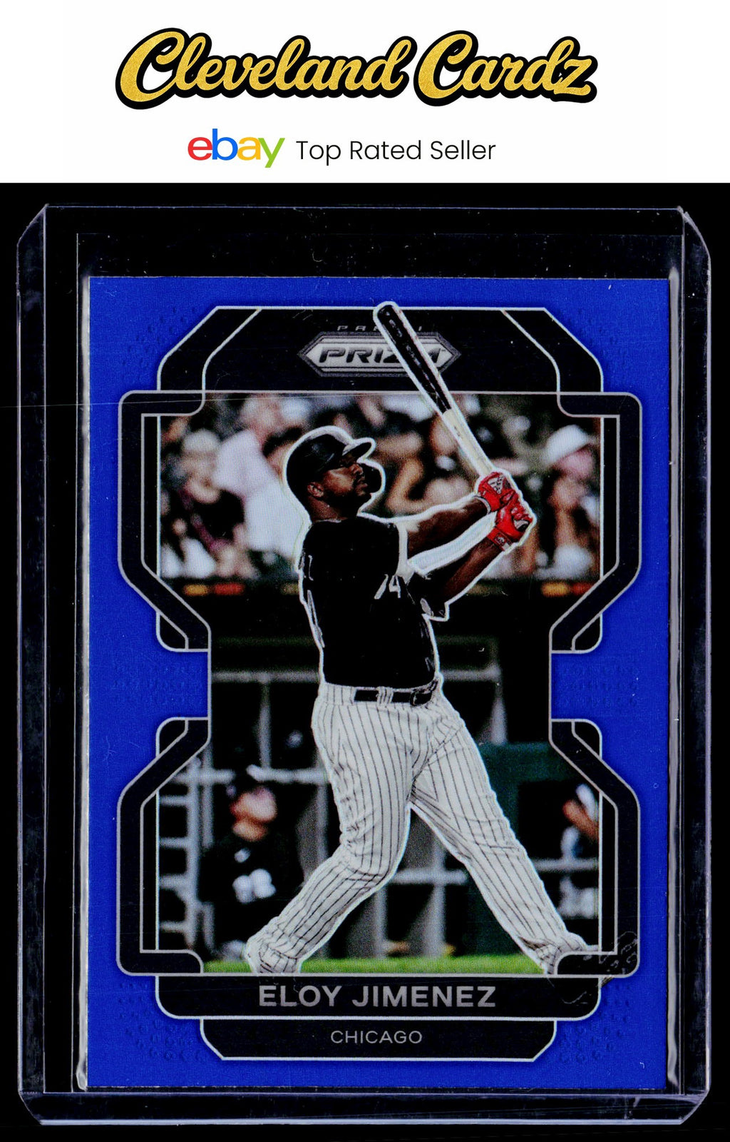 2022 Panini Prizm #89 Eloy Jimenez Blue Prizm