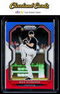 2021 Panini Prizm #32 Max Scherzer Red/White/Blue Prizm