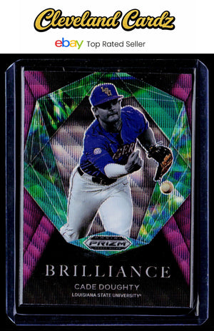2022 Panini Prizm Draft Picks #BR-CD Cade Doughty Brilliance Prizms Purple Wave