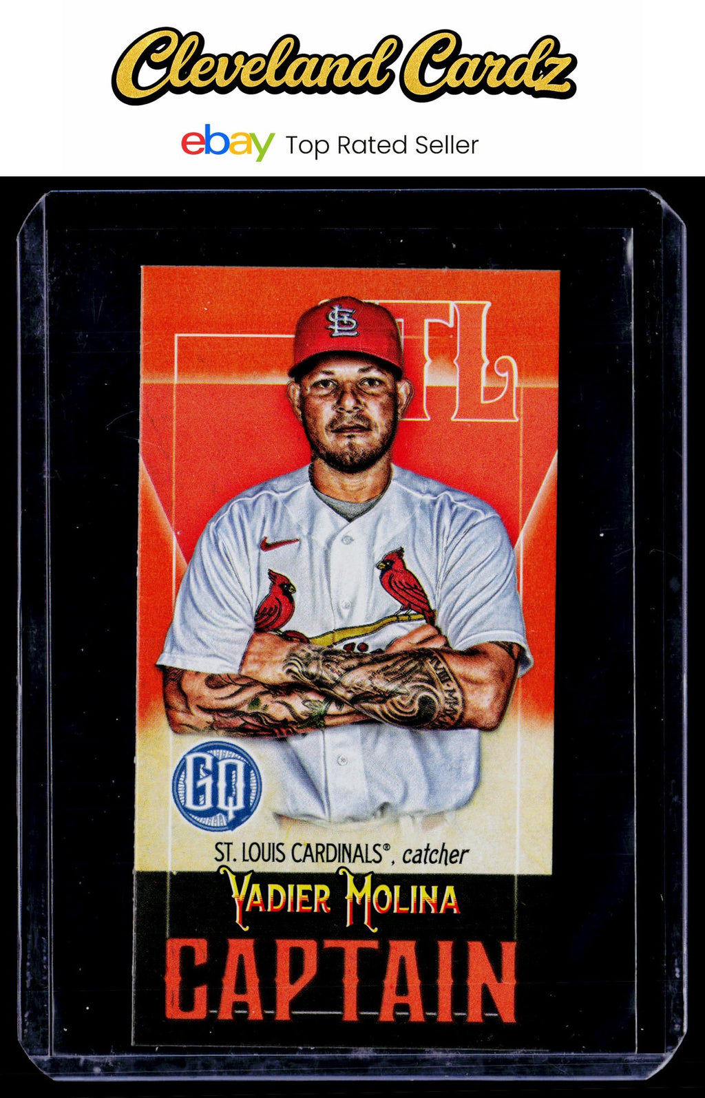 2021 Topps Gypsy Queen #CM-YMO Yadier Molina Captains Minis