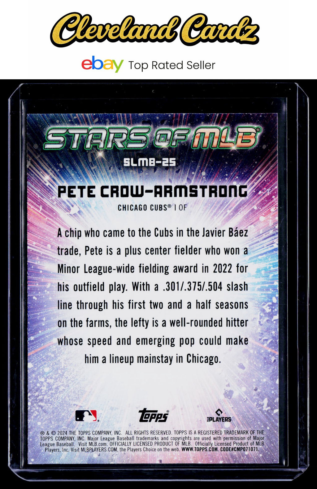 2024 Topps #CSMLB-25 Pete Crow-Armstrong Stars of MLB Chrome