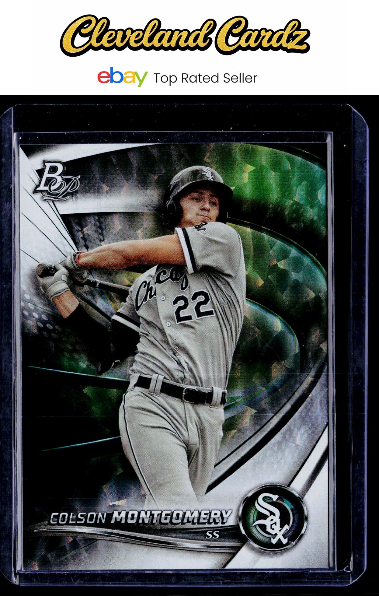 2022 Bowman Platinum #TOP-13 Colson Montgomery Top Prospects Ice Foilboard