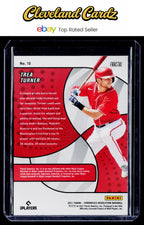2021 Panini Chronicles #10 Trea Turner Revolution Fractal