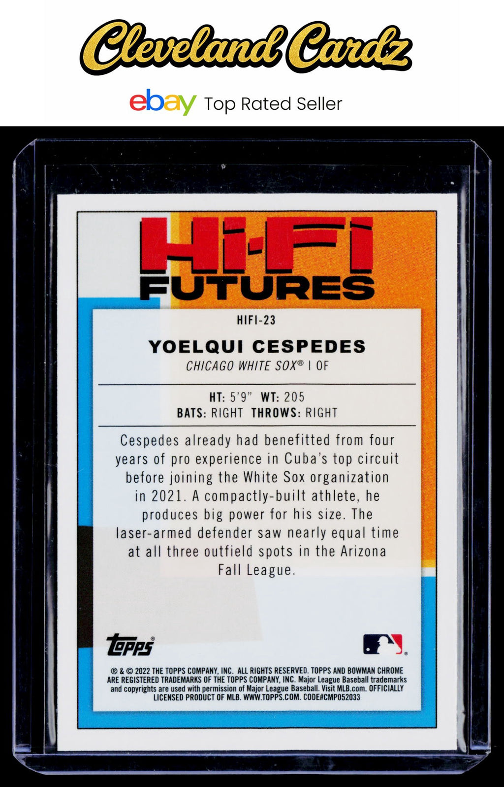 2022 Bowman #HIFI-23 Yoelqui Cespedes Hi-Fi Futures Mojo Refractors