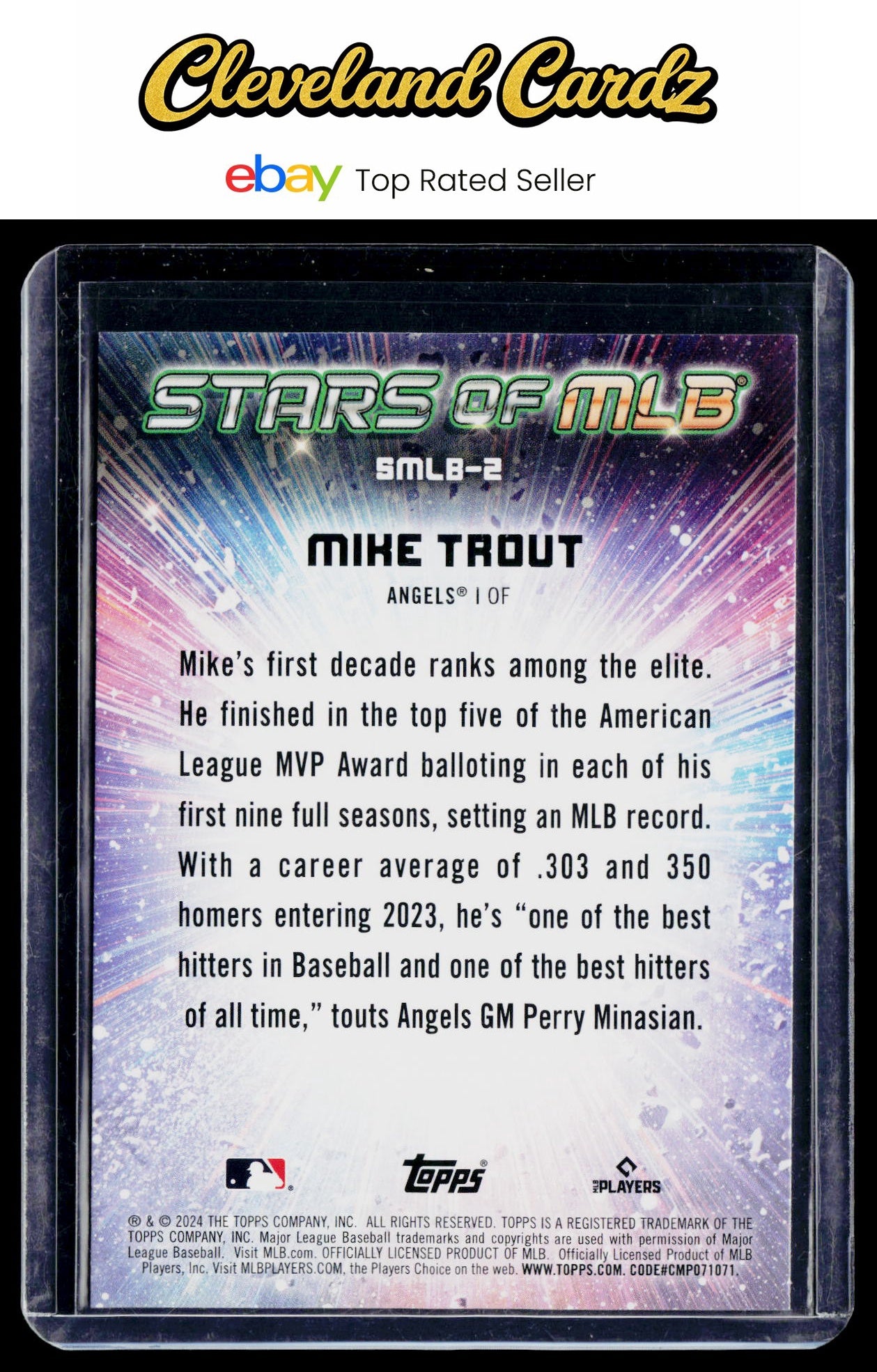 2024 Topps #SMLB-2 Mike Trout Stars of MLB