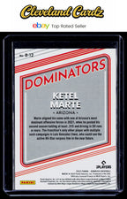 2022 Donruss #D-12 Ketel Marte Dominators Pink Fireworks