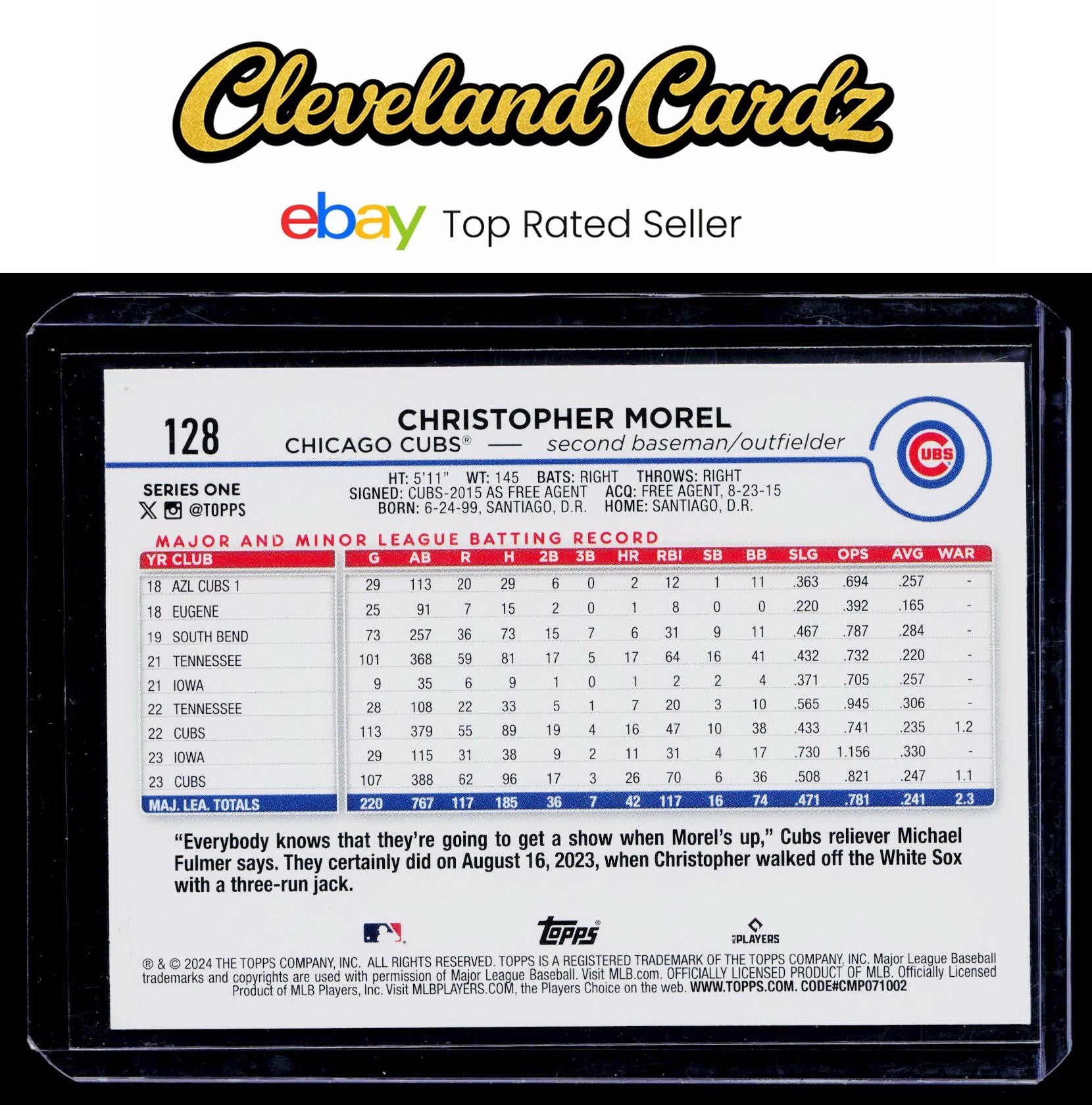 2024 Topps #128 Christopher Morel