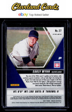 2021 Panini Mosaic #27 Early Wynn Blue Camo