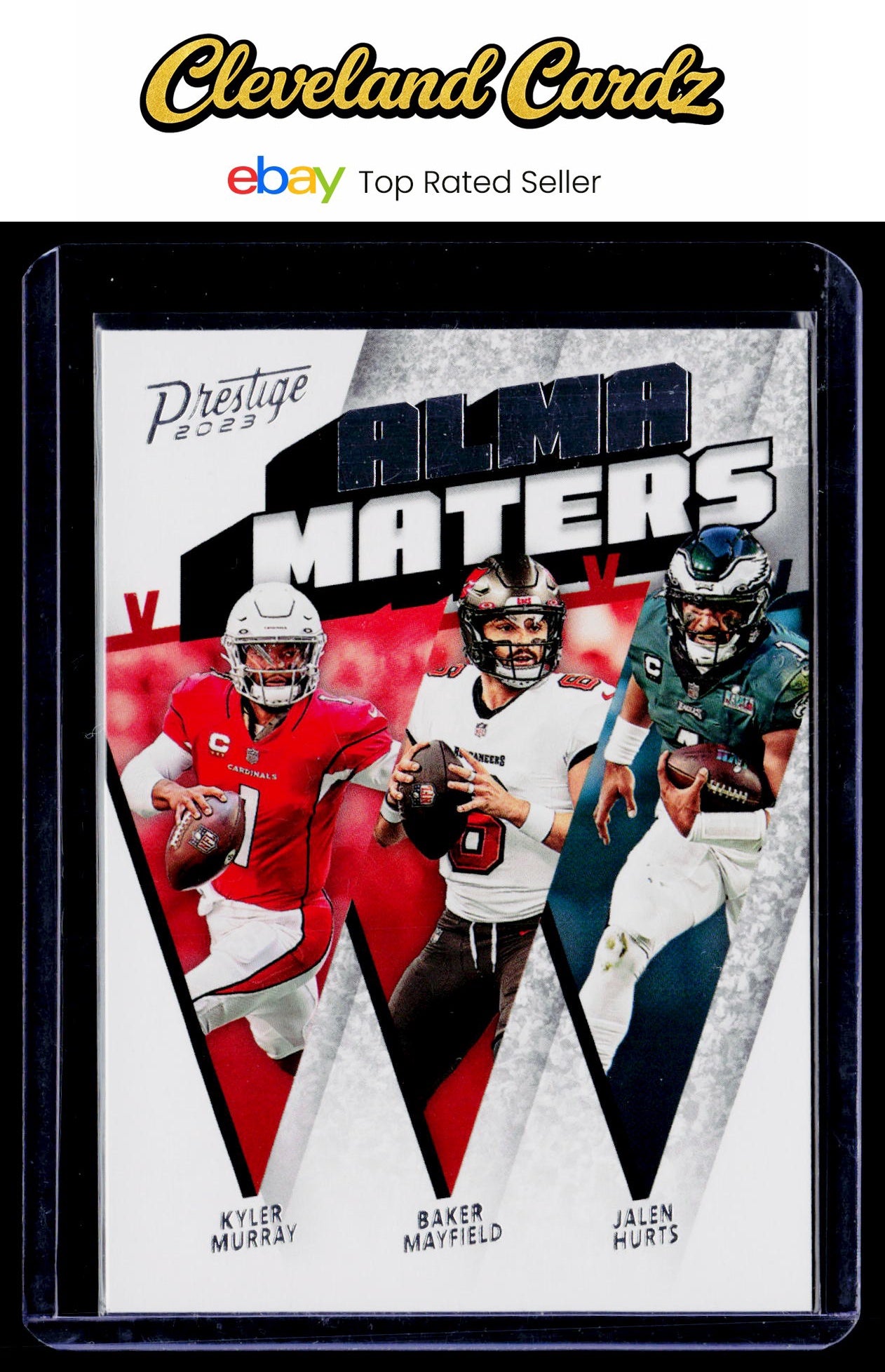 2023 Panini Prestige #AM-21 Baker Mayfield/Jalen Hurts/Kyler Murray Alma Maters