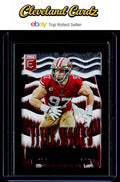 2023 Donruss Elite #TW-8 Nick Bosa Title Waves Green