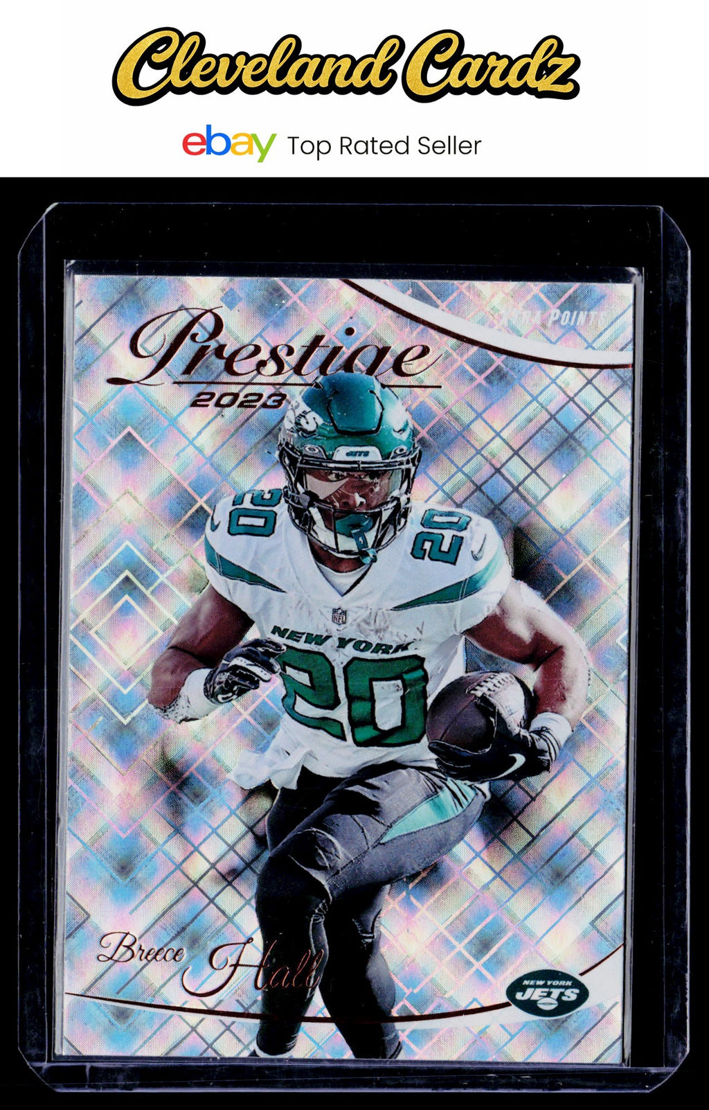 2023 Panini Prestige #226 Breece Hall Xtra Points Diamond