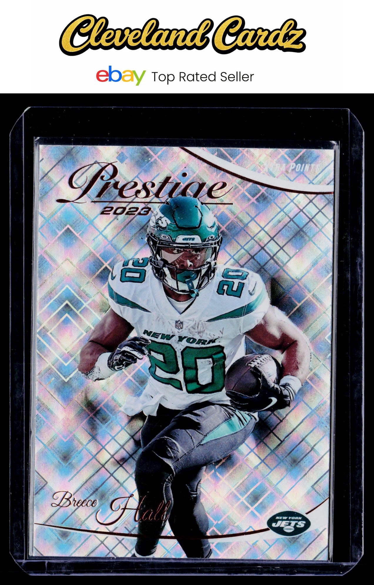 2023 Panini Prestige #226 Breece Hall Xtra Points Diamond