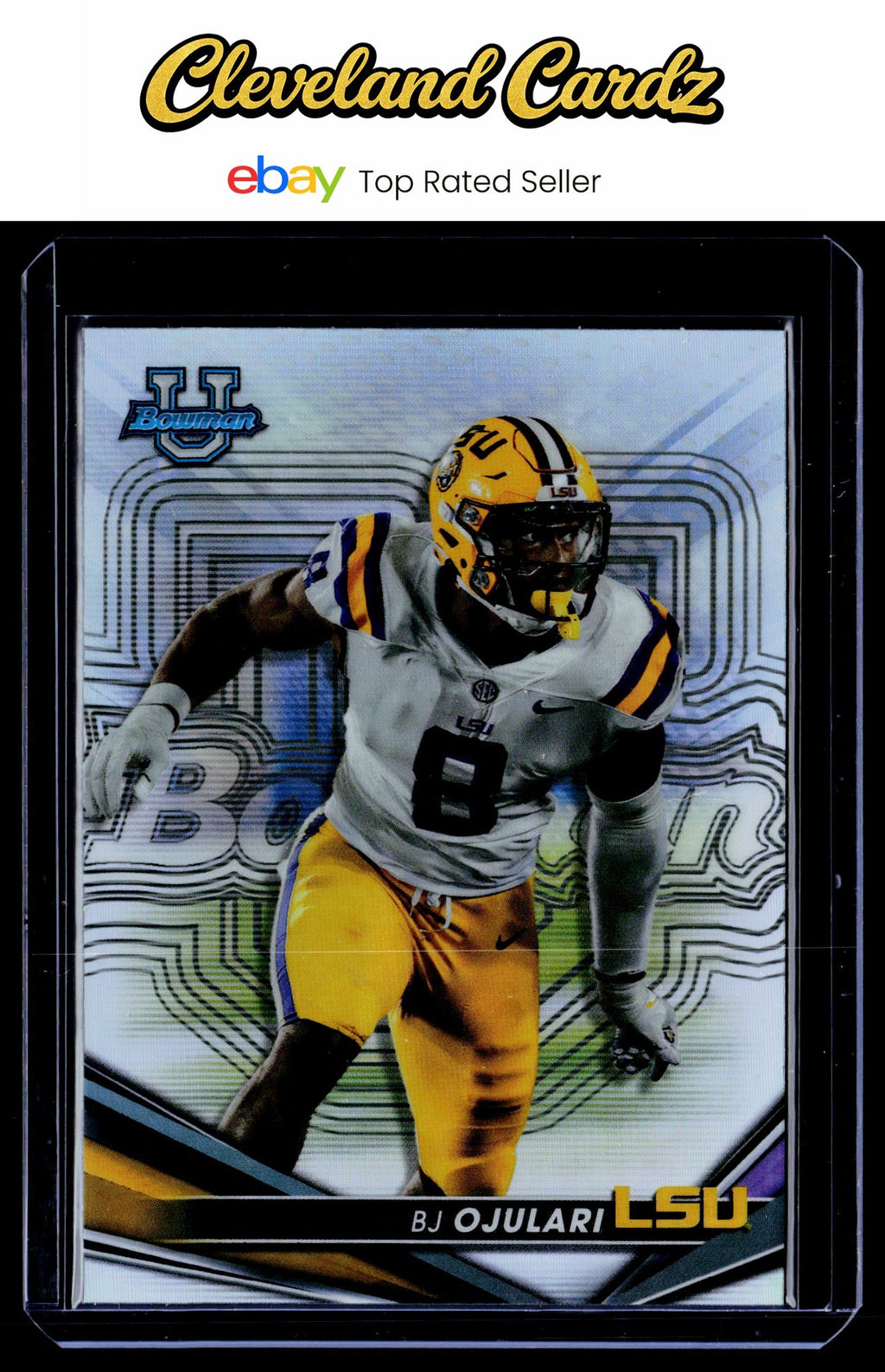2022-23 Bowman's Best University #45 BJ Ojulari Refractor