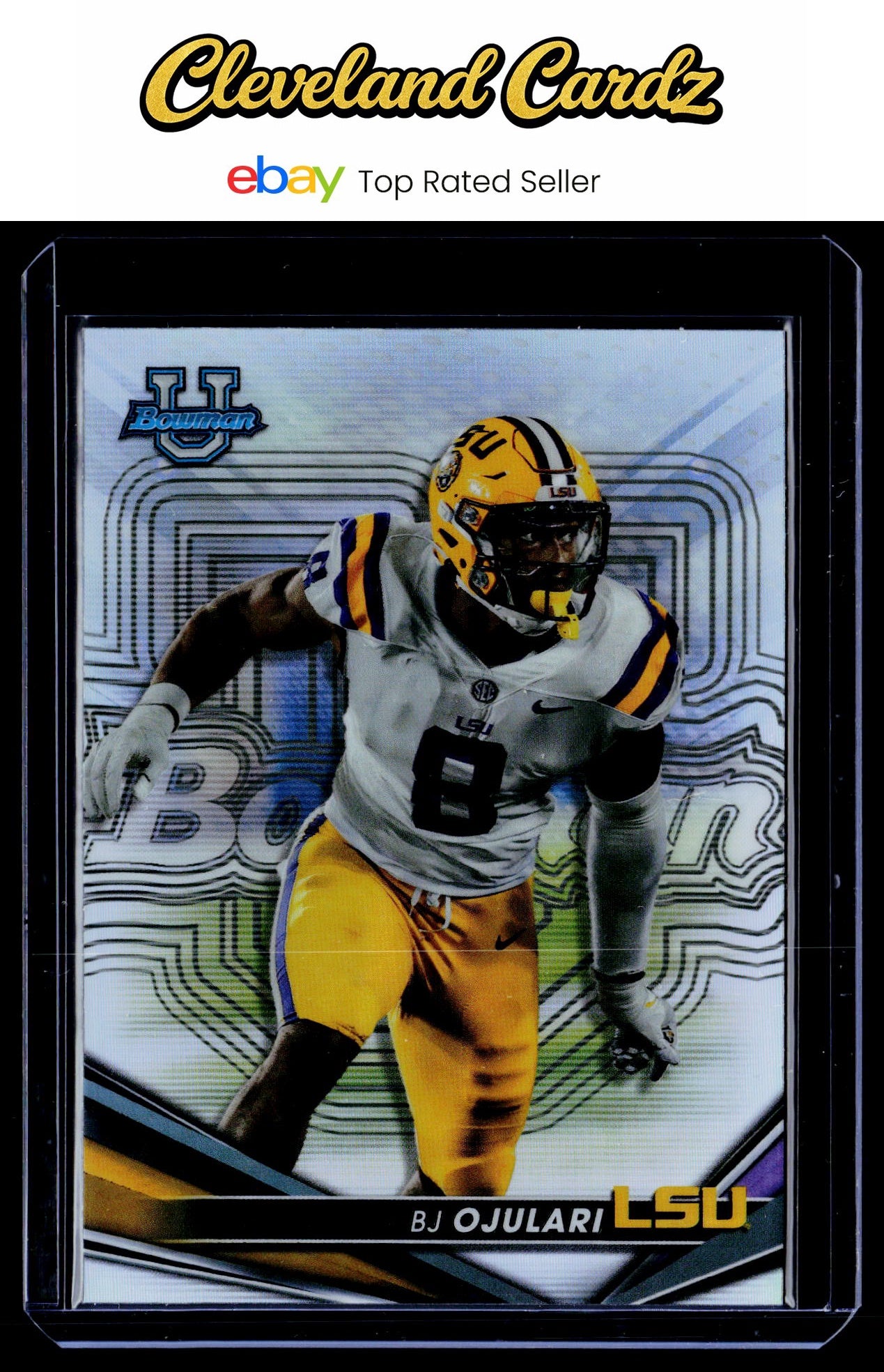 2022-23 Bowman's Best University #45 BJ Ojulari Refractor