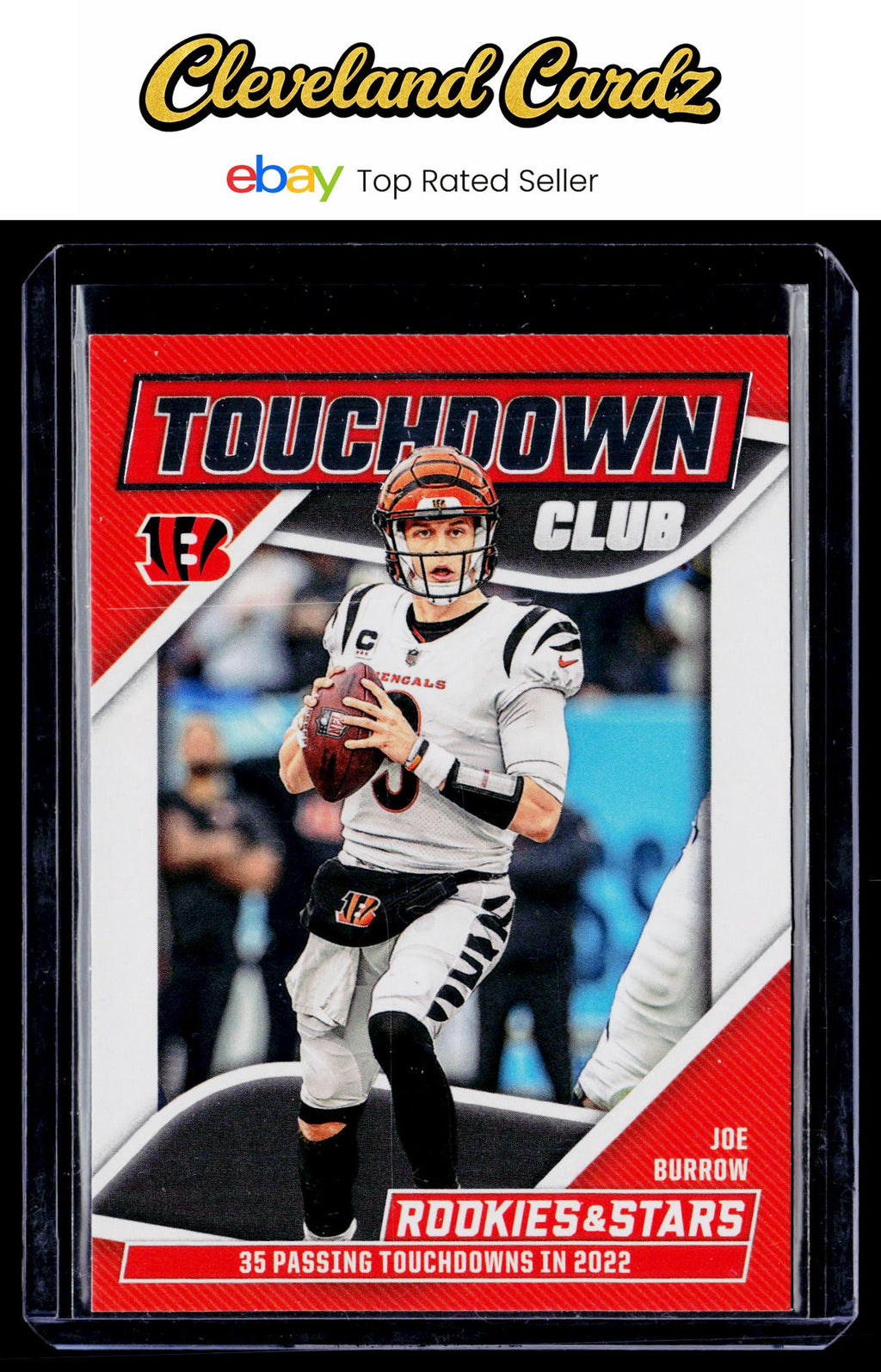 2023 Panini Rookies & Stars #TD-7 Joe Burrow Touchdown Club