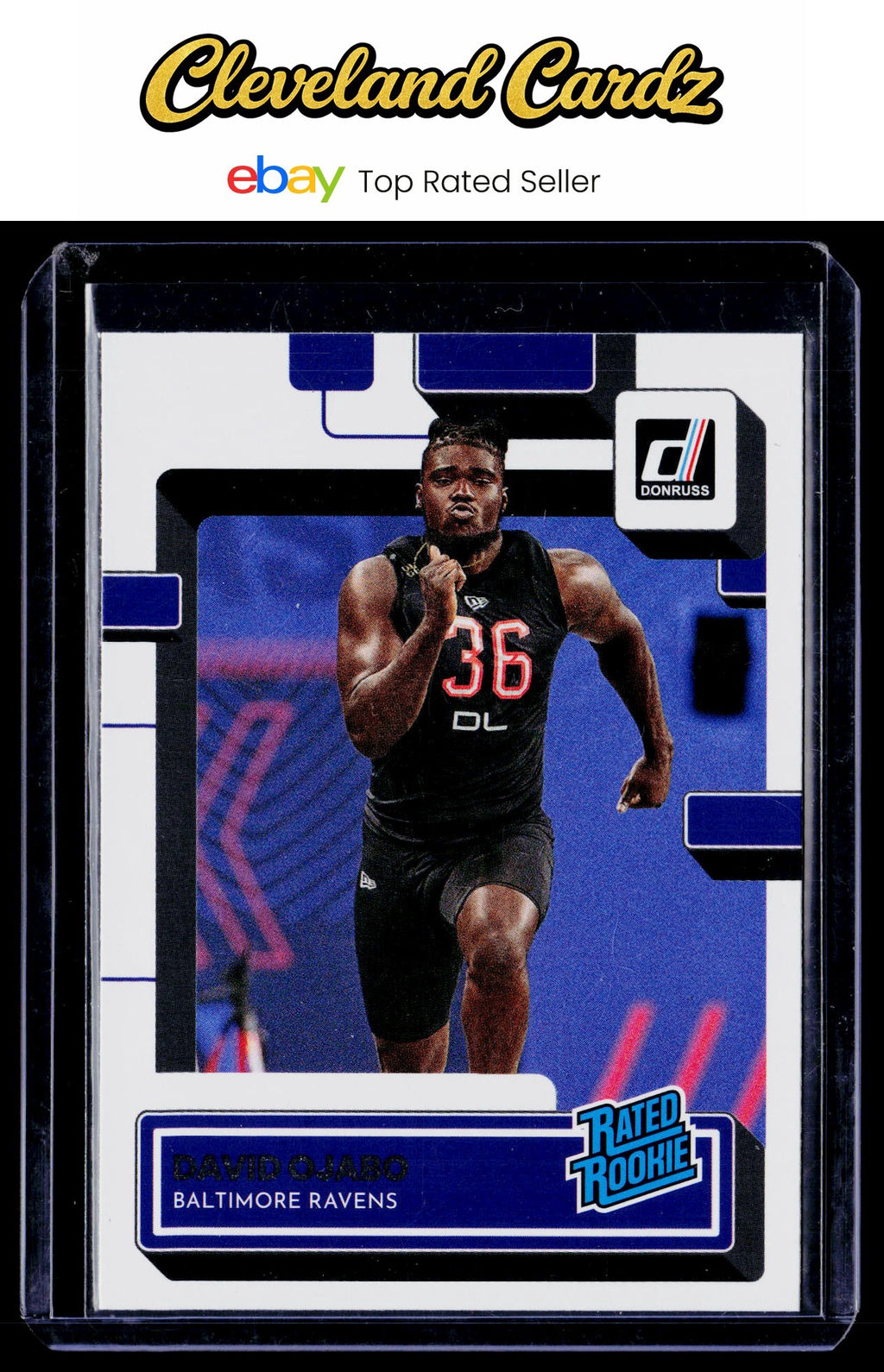 2022 Donruss #370 David Ojabo Rated Rookie
