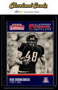 2016 Panini Contenders Draft Picks #22 Rob Gronkowski Old School Colors