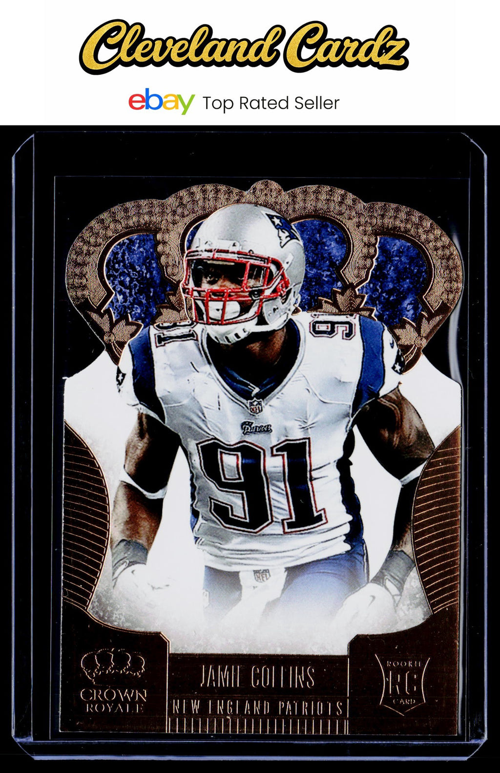 2013 Panini Crown Royale #143 Jamie Collins Bronze (Die Cut Crown) RC