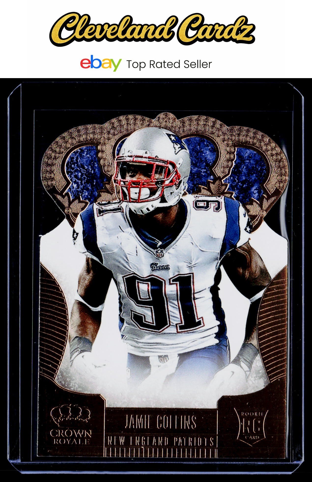 2013 Panini Crown Royale #143 Jamie Collins Bronze (Die Cut Crown) RC