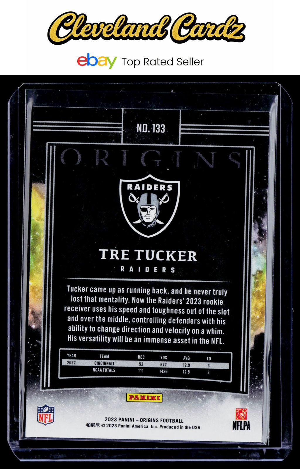2023 Panini Origins #133 Tre Tucker RC