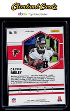 2021 Panini Mosaic #16 Calvin Ridley Prizm Green