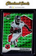 2021 Panini Mosaic #16 Calvin Ridley Prizm Green