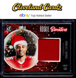 2021 Donruss #RS-RMO Rondale Moore Rookie Holiday Sweater RC
