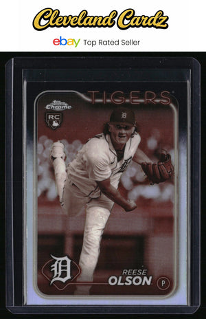2024 Topps Chrome #40 Reese Olson Sepia Refractors RC