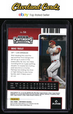 2021 Panini Contenders #56 Mike Trout Green
