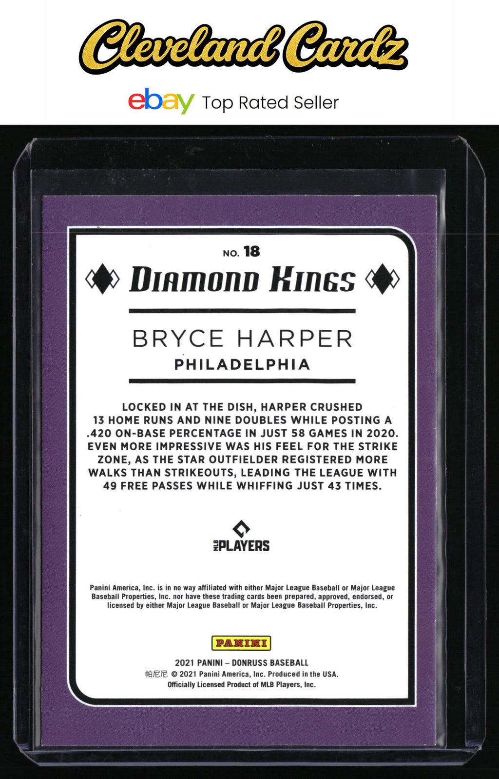 2021 Donruss #18 Bryce Harper