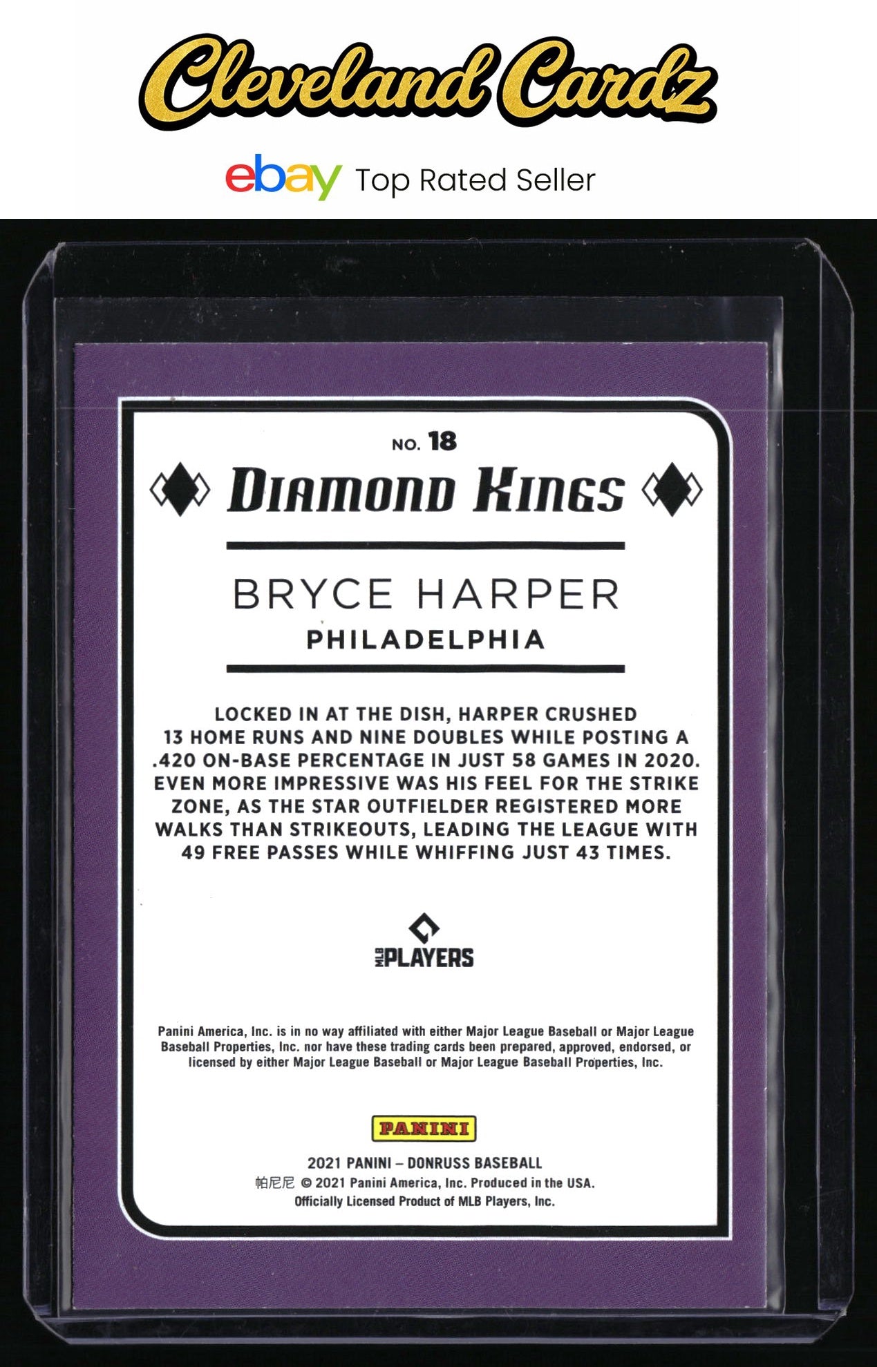 2021 Donruss #18 Bryce Harper
