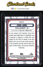2023 Bowman #ROYF-9 Josh Jung Rookie of the Year Favorites Mojo Refractors RC