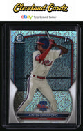 2023 Bowman #BCP-3 Justin Crawford Chrome Prospects Mojo Refractors