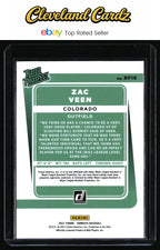 2021 Donruss #RP10 Zac Veen Rated Prospects Diamond